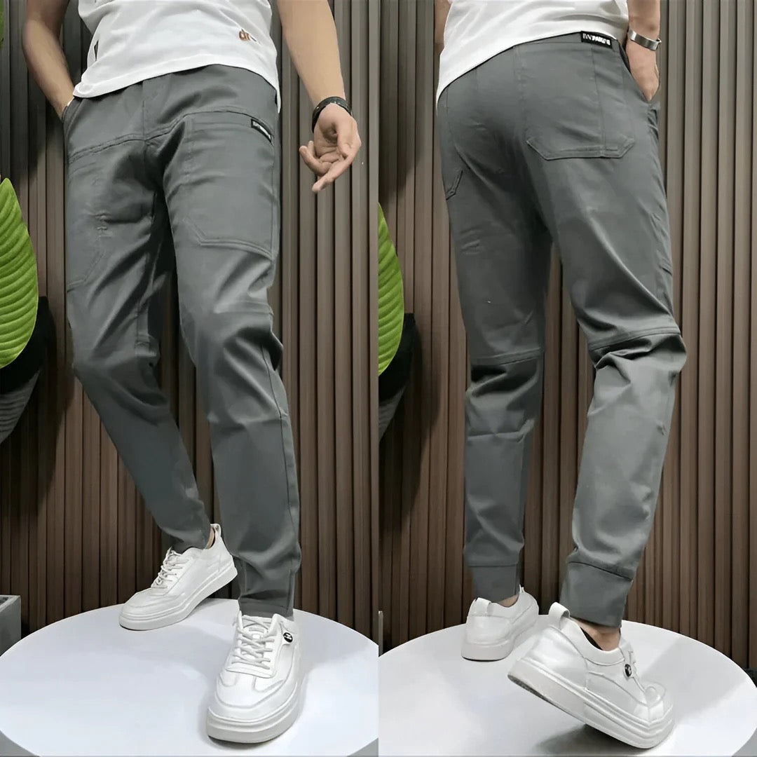 ASHMORE LANE | Premium Elastic Cargo Trousers