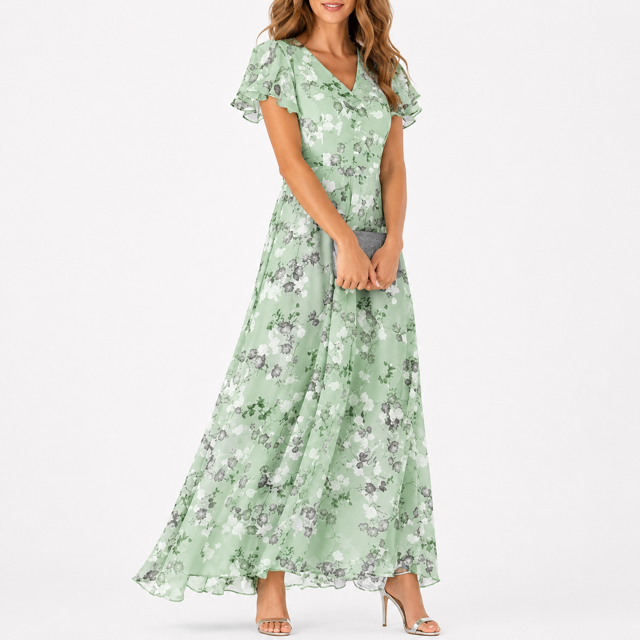 ASHMORE LANE | Élina Floral Long Dress