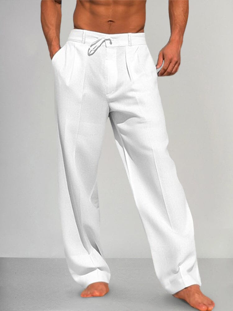 Marco | Pantalon Coton-Lin à Pinces