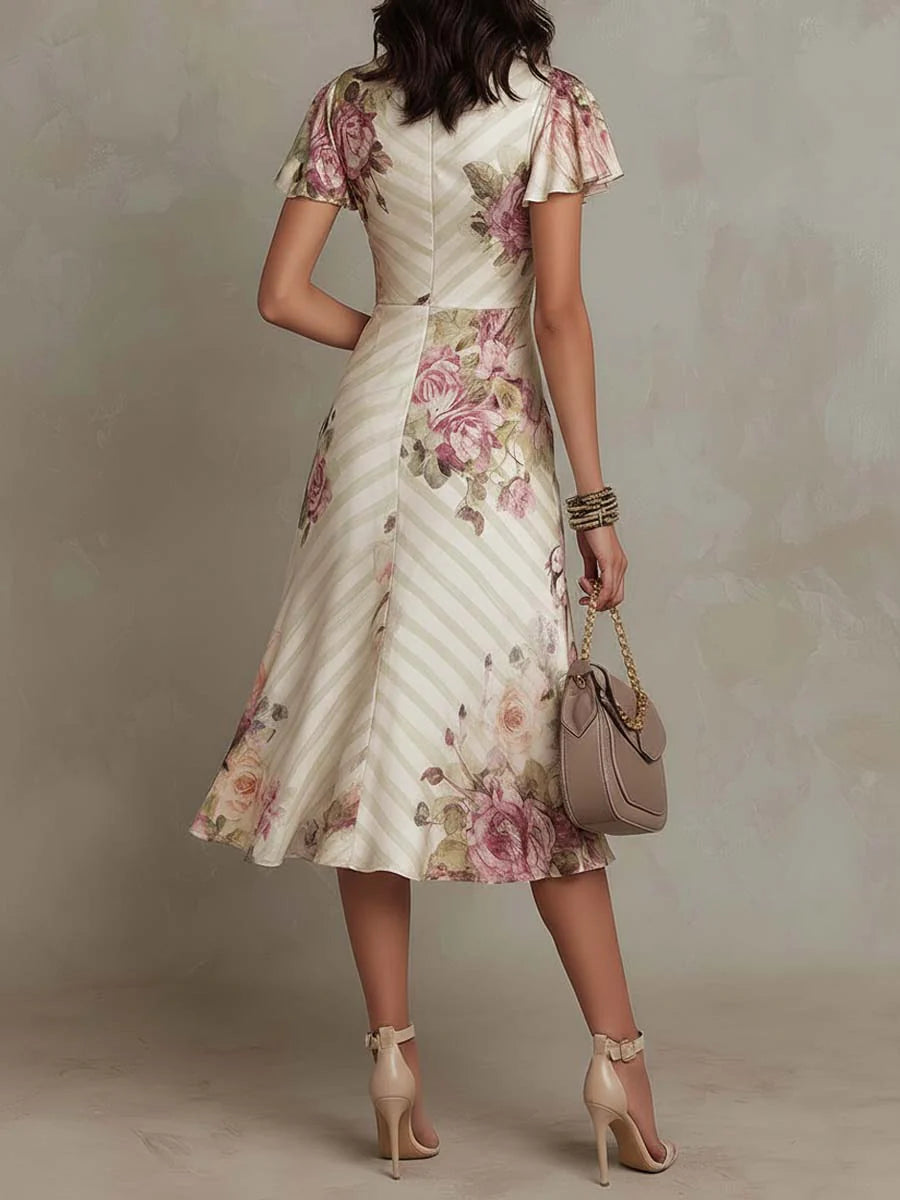 ASHMORE LANE | Camille Draped Floral Dress