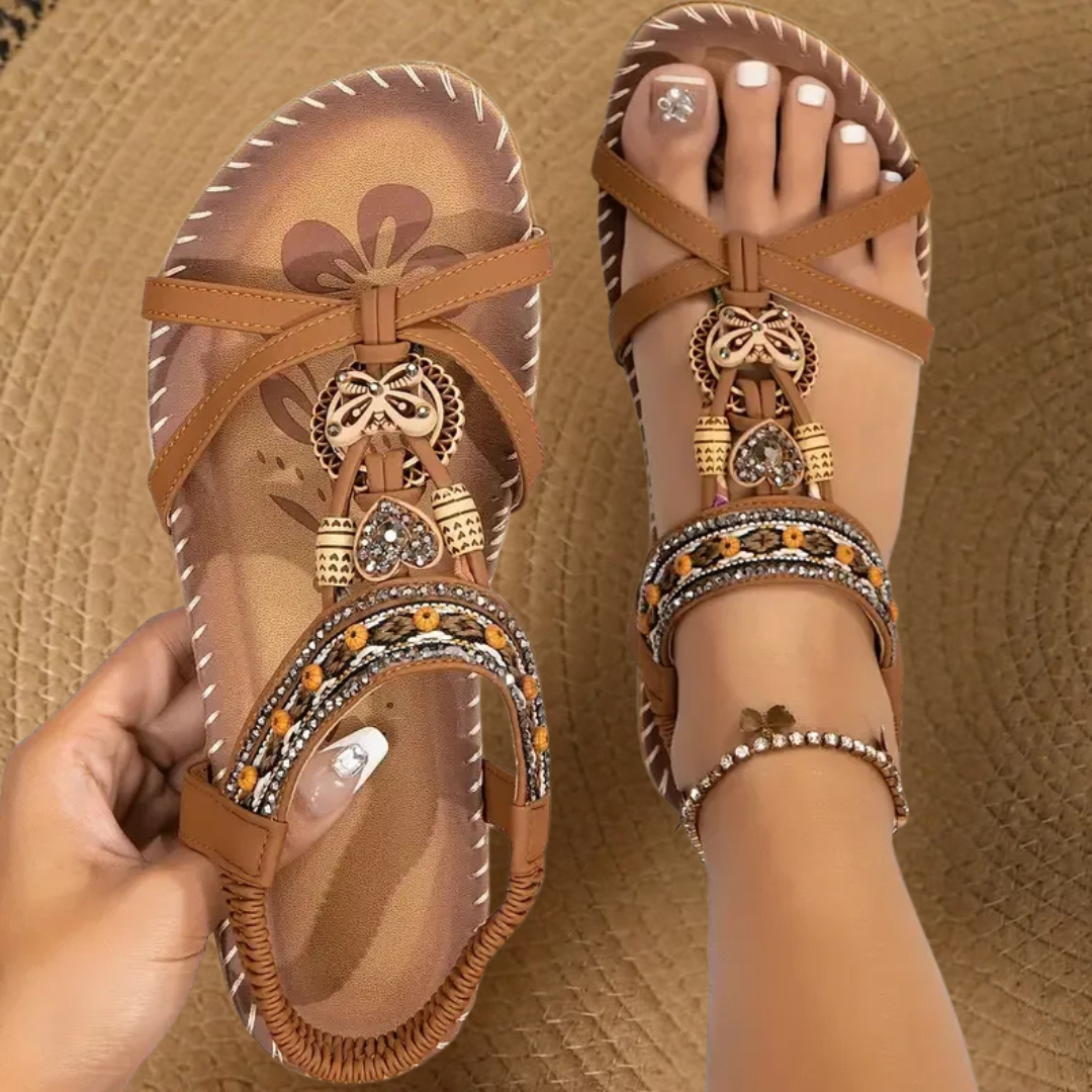 ASHMORE LANE | Flora Ibiza-Style Sandals