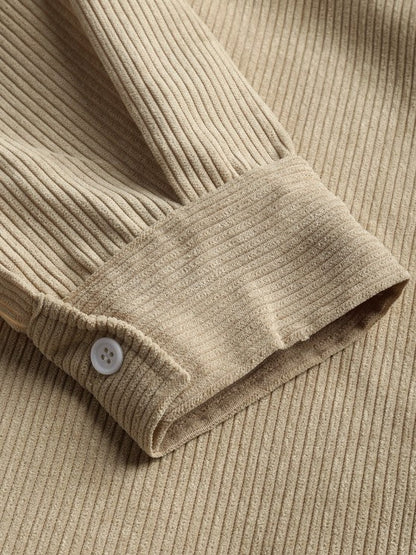 ASHMORE LANE | Half-Button Long-Sleeve Shirt