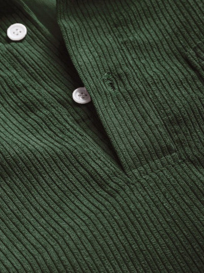 ASHMORE LANE | Half-Button Long-Sleeve Shirt
