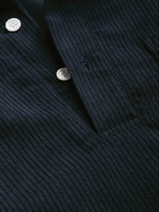 ASHMORE LANE | Half-Button Long-Sleeve Shirt