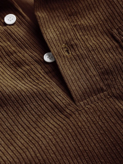 ASHMORE LANE | Half-Button Long-Sleeve Shirt