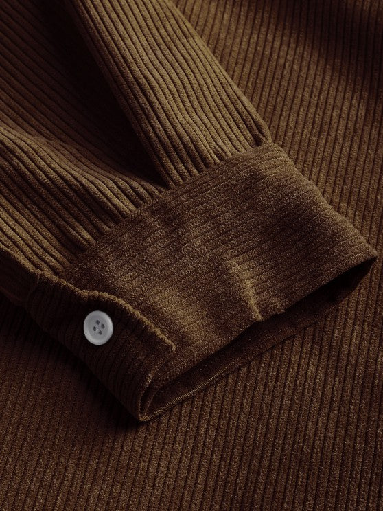 ASHMORE LANE | Half-Button Long-Sleeve Shirt