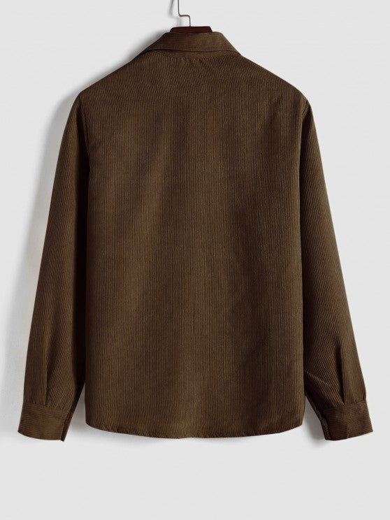 ASHMORE LANE | Half-Button Long-Sleeve Shirt