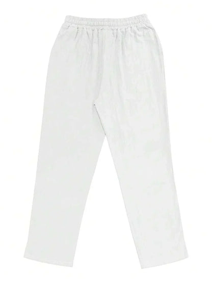 DELACROIX | PANTALON LÉGER EN LIN AVEC CORDON