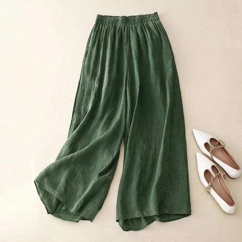 ASHMORE LANE | Elegant Linen Trousers