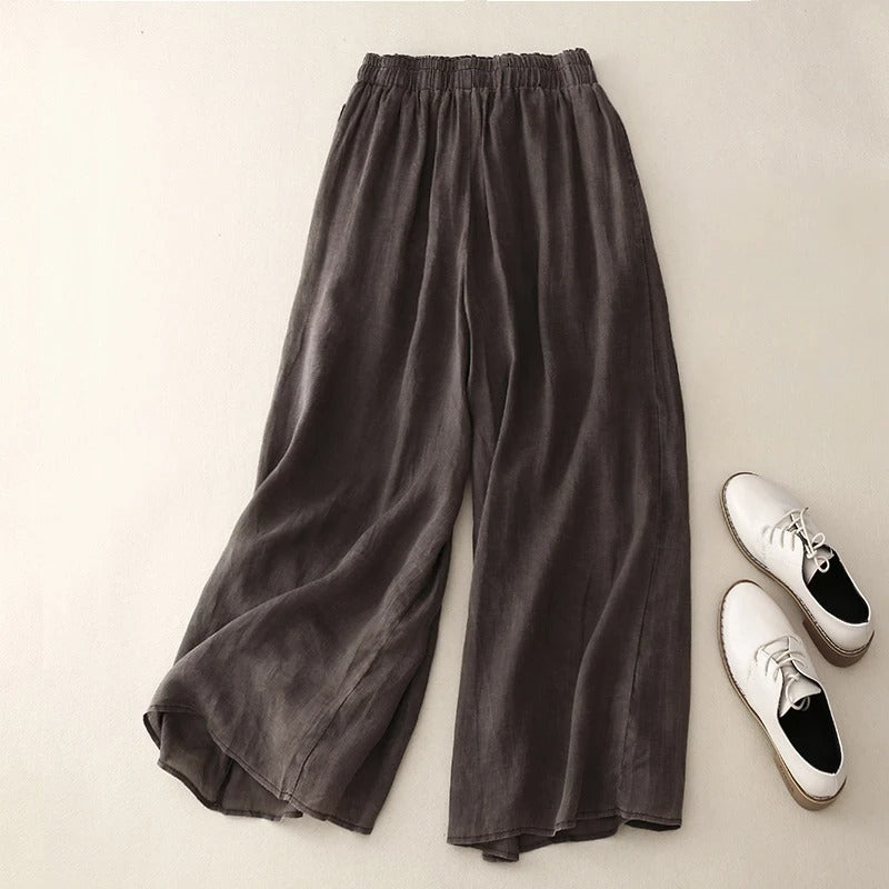 ASHMORE LANE | Elegant Linen Trousers