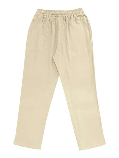 DELACROIX | PANTALON LÉGER EN LIN AVEC CORDON