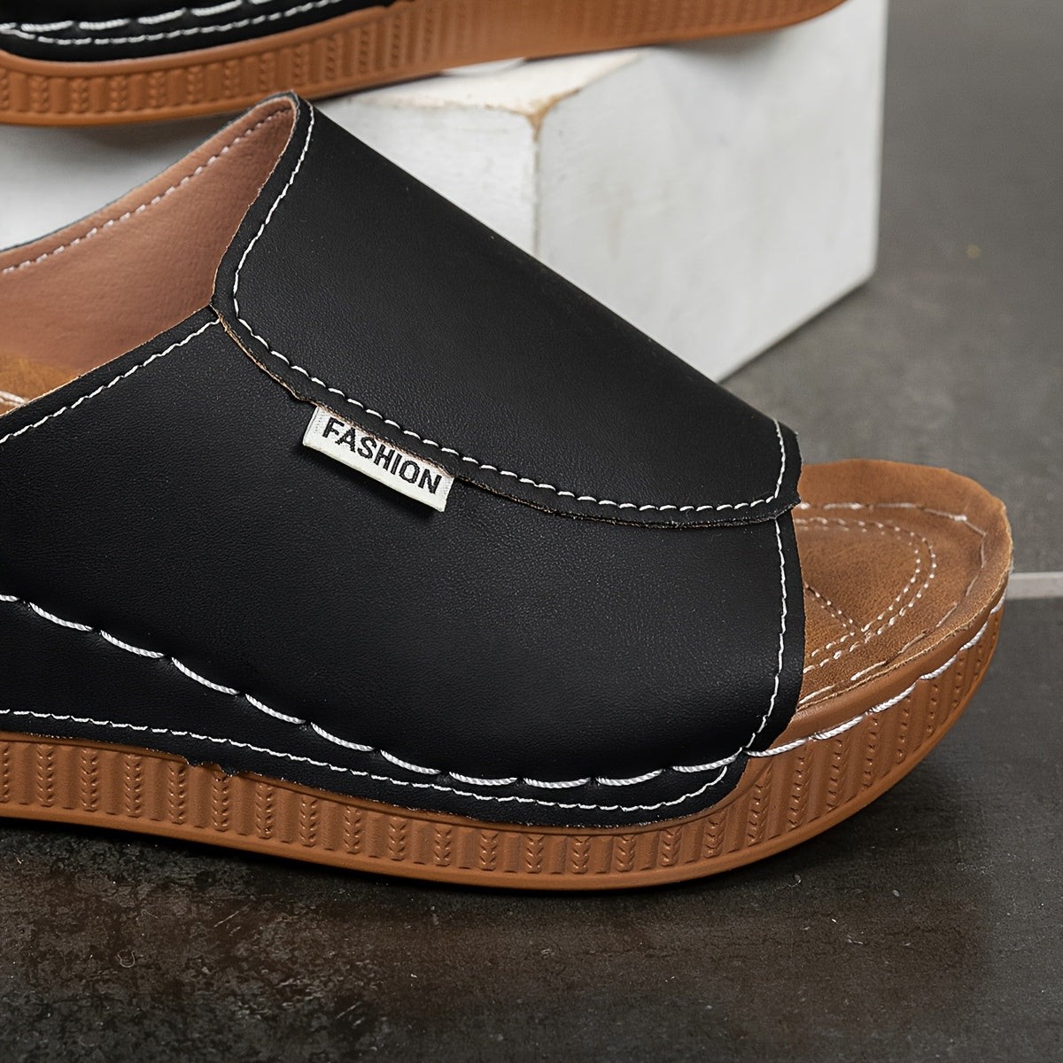 ASHMORE LANE | Isabelle Wedge Mules