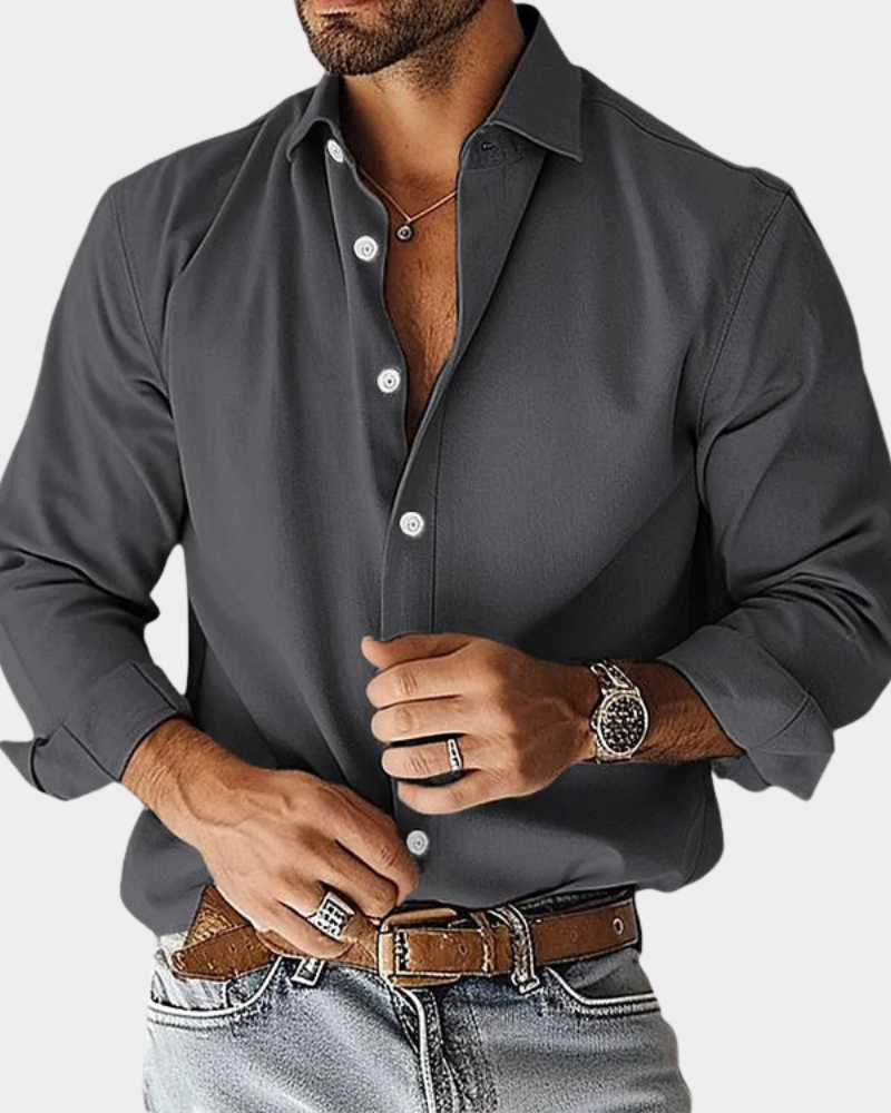 ASHMORE LANE | Slim Stretch Buttoned Shirt