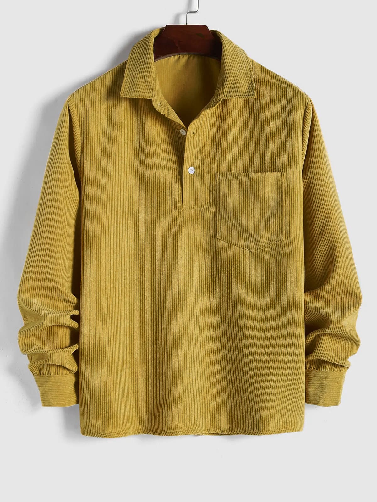 ASHMORE LANE | Half-Button Long-Sleeve Shirt