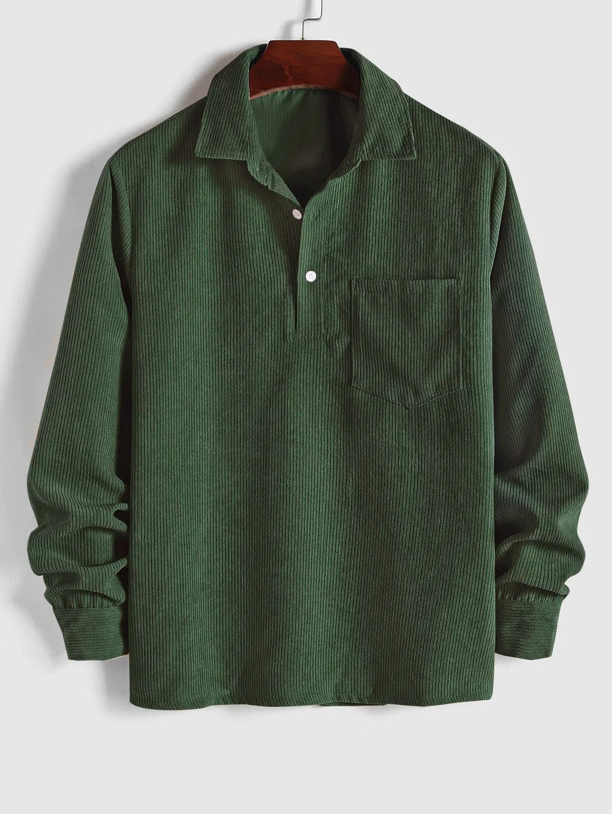 ASHMORE LANE | Half-Button Long-Sleeve Shirt