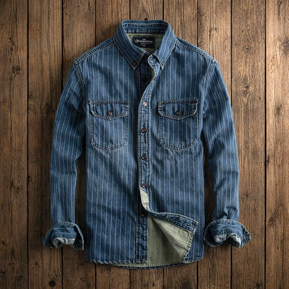 ASHMORE LANE | Long-Sleeve Striped Shirt