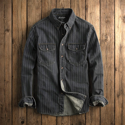 ASHMORE LANE | Long-Sleeve Striped Shirt