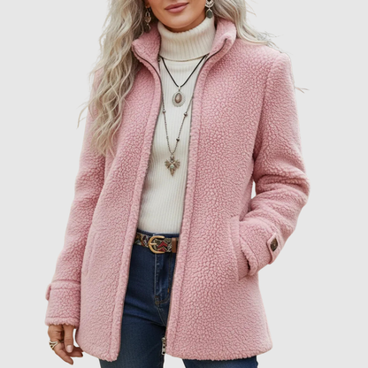 Vanessa™ | Cozy Sherpa Full Zip Fleece Jacket