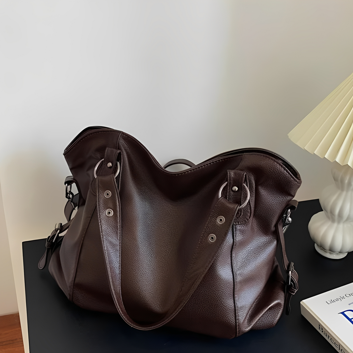 ASHMORE LANE | Erika Large Leather Handbag