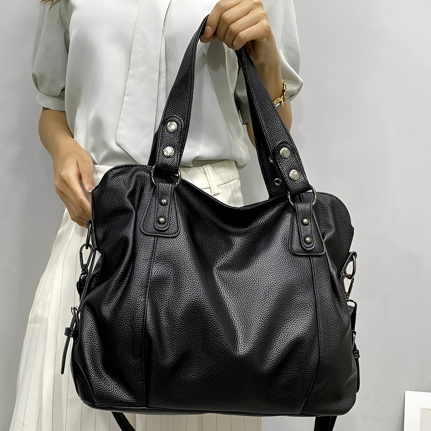 ASHMORE LANE | Erika Large Leather Handbag