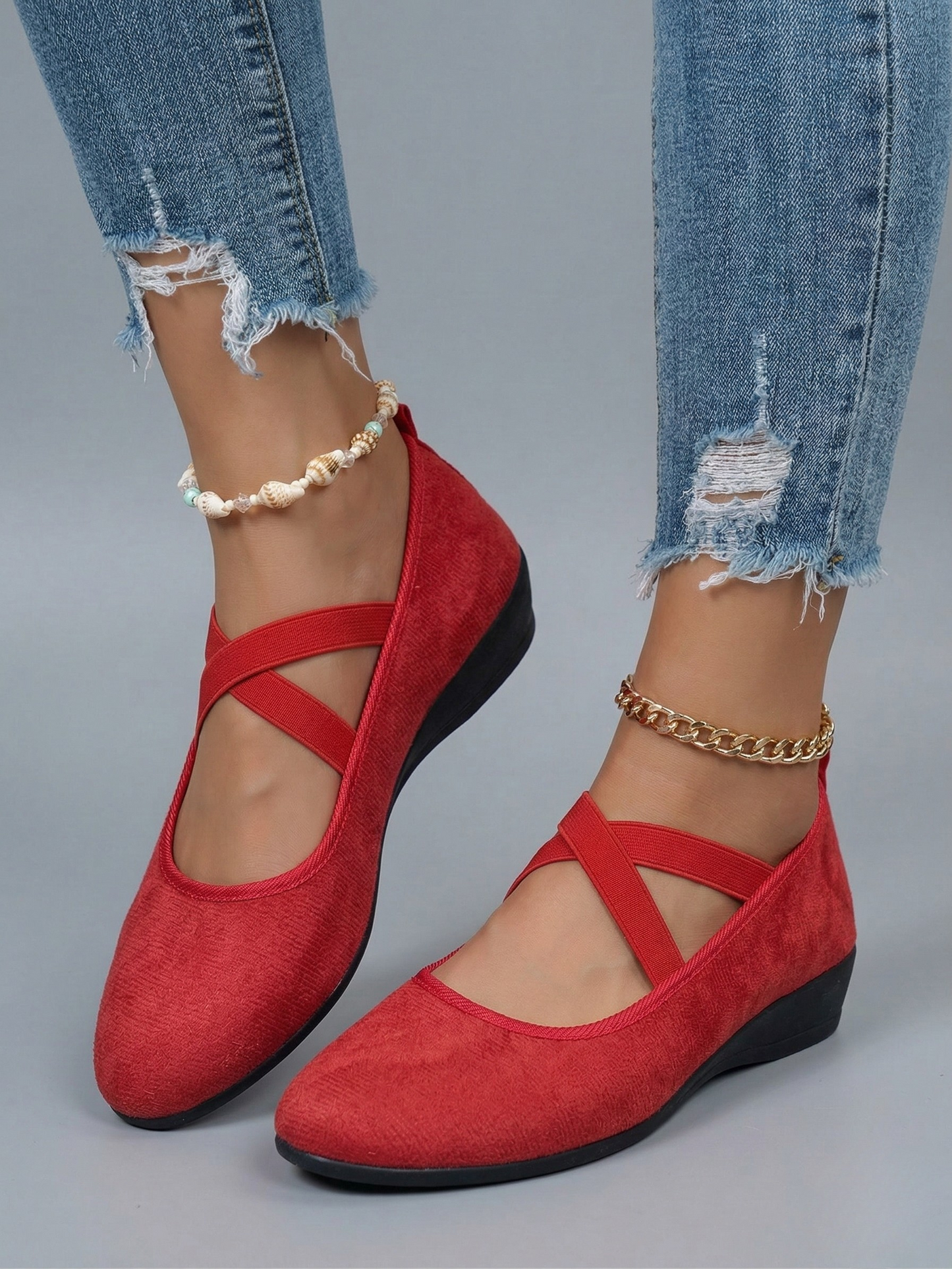 ASHMORE LANE | Madeleine Closed Wedge Shoes