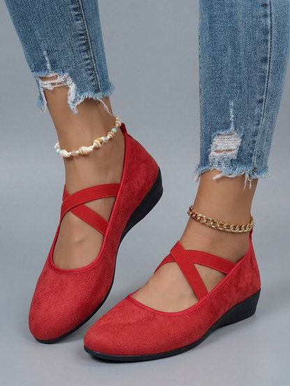 ASHMORE LANE | Madeleine Closed Wedge Shoes