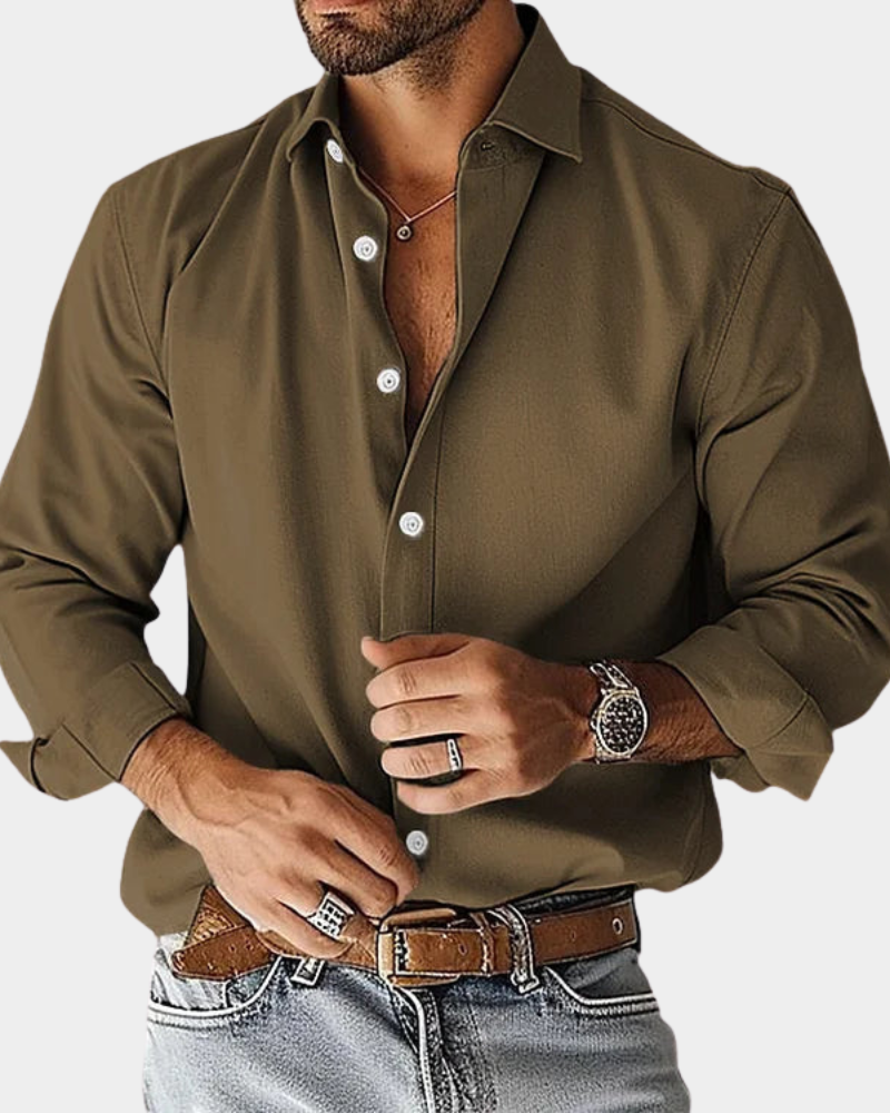 ASHMORE LANE | Slim Stretch Buttoned Shirt