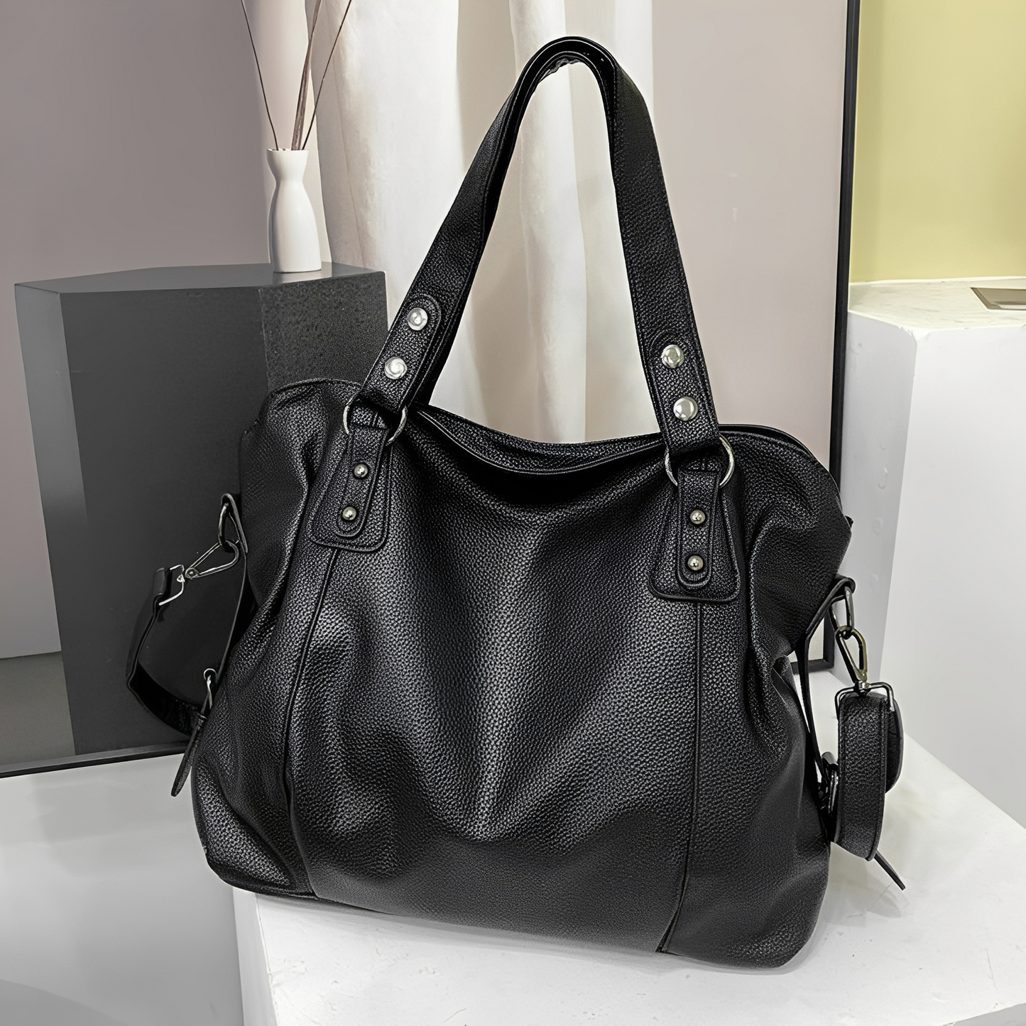 ASHMORE LANE | Erika Large Leather Handbag