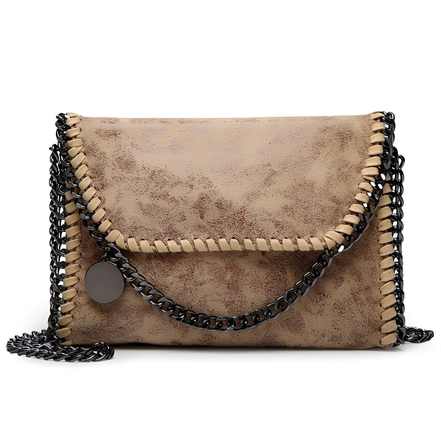 ASHMORE LANE | Charlotte Chain-Detail Leather Shoulder Bag
