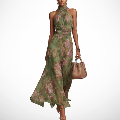 ASHMORE LANE | Élise Long Floral Dress