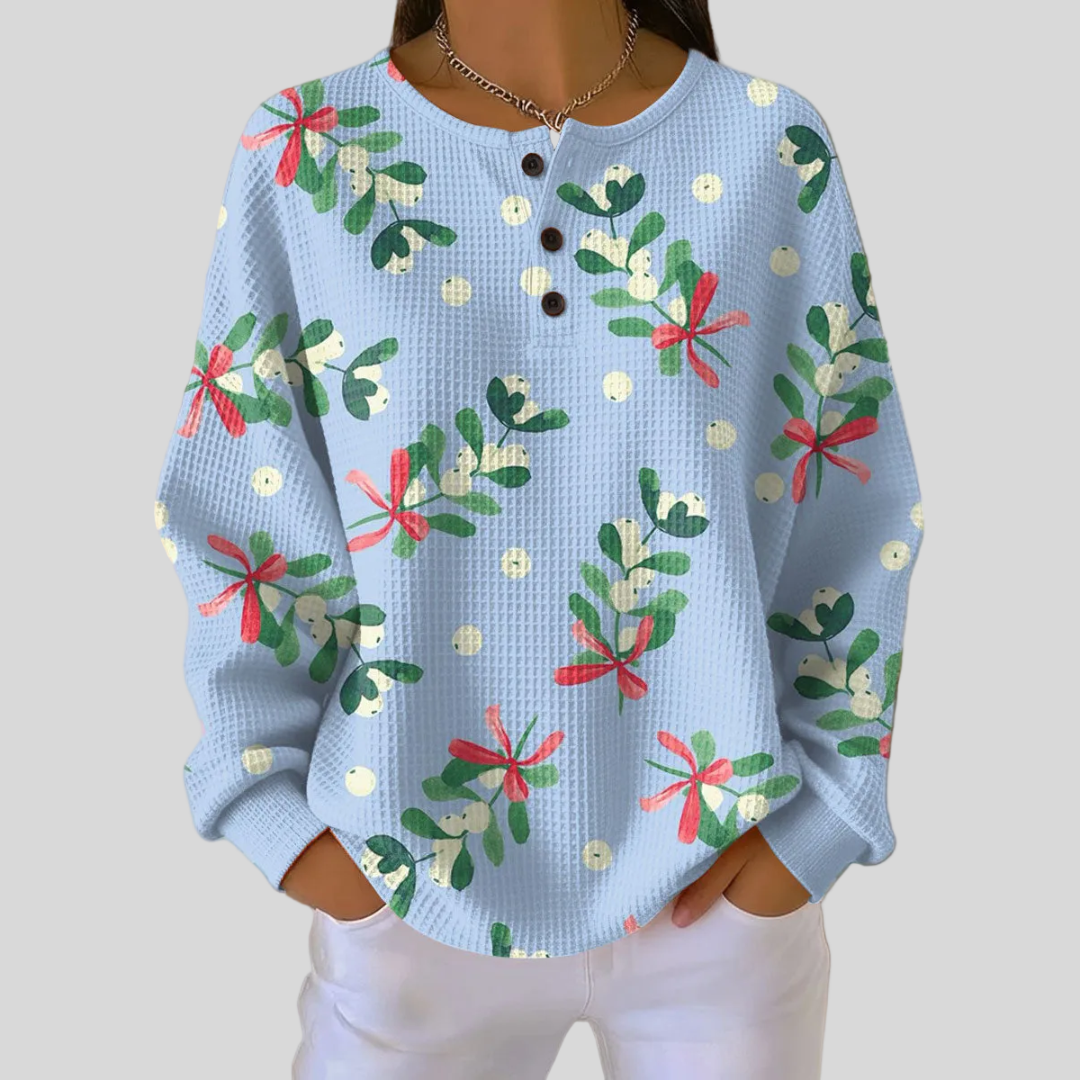 Hollie | Christmas Mistletoe Sweatshirt