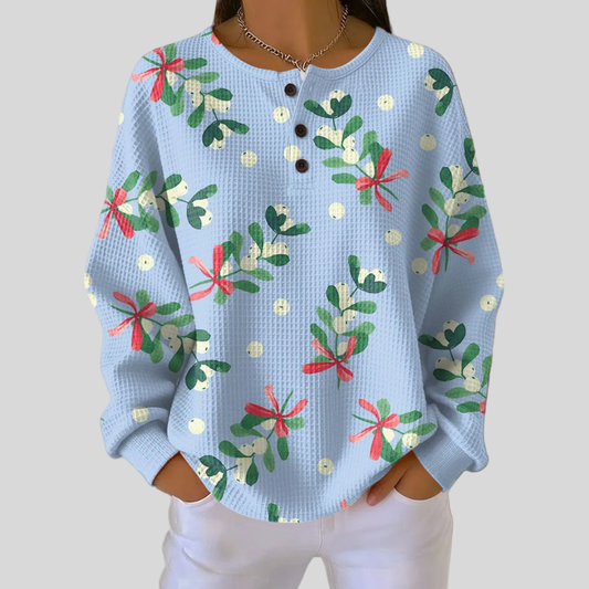 Hollie | Christmas Mistletoe Sweatshirt