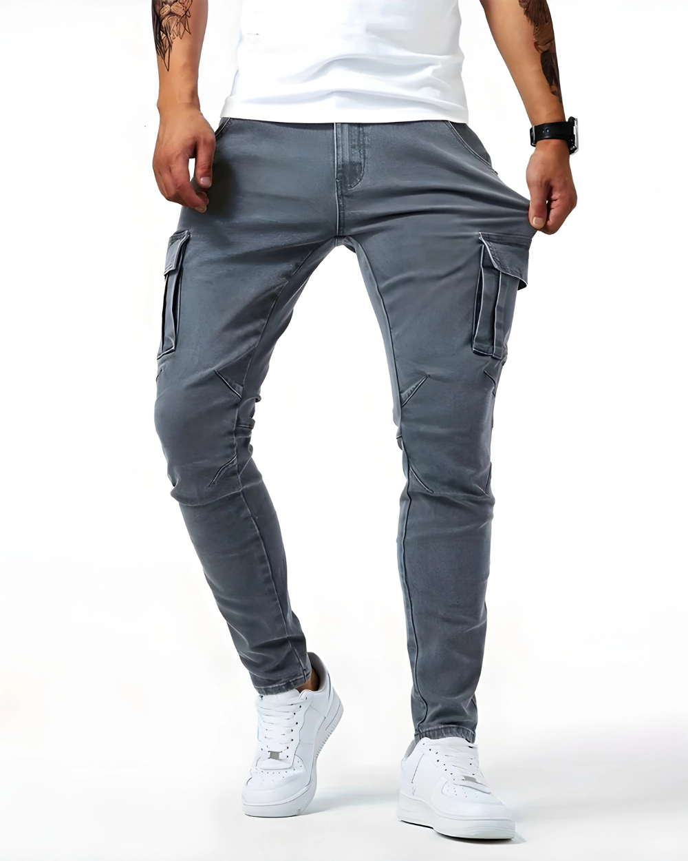ASHMORE LANE | Stretch Cargo Trousers