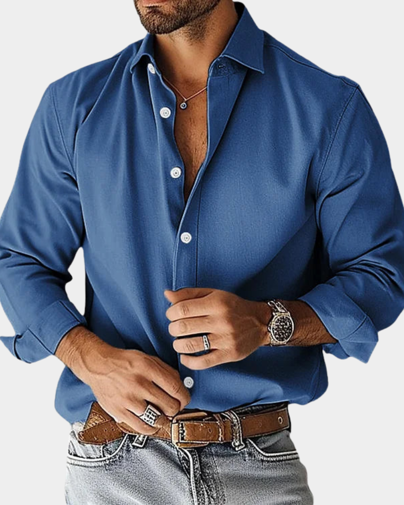 ASHMORE LANE | Slim Stretch Buttoned Shirt