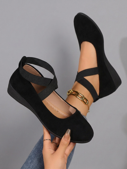 ASHMORE LANE | Madeleine Closed Wedge Shoes