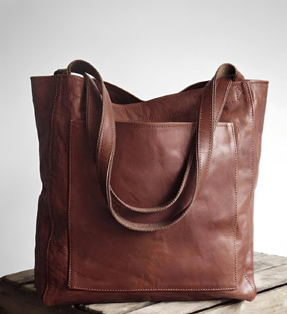 ASHMORE LANE | Toni Suede-Lined Leather Bag
