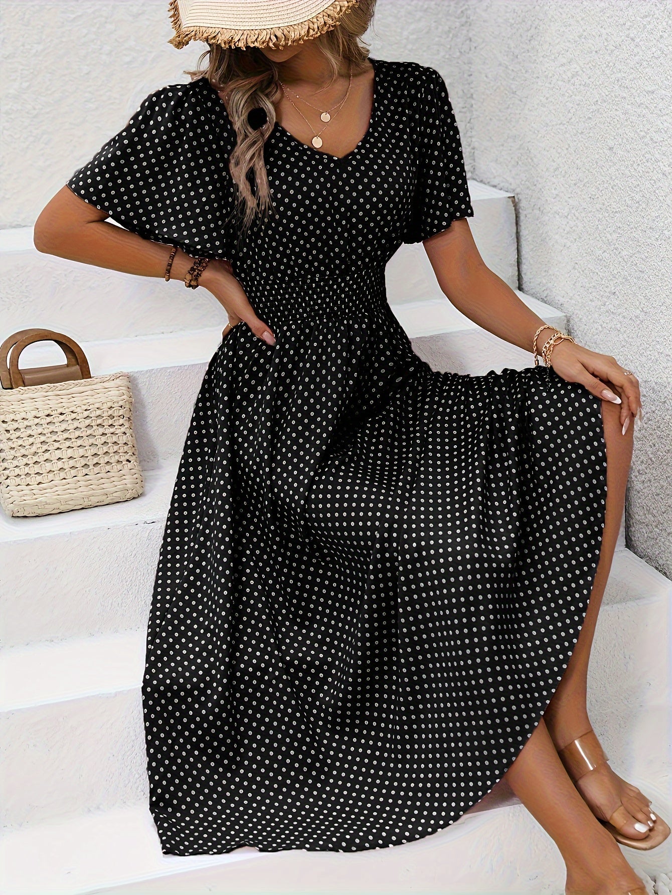 ASHMORE LANE | Élisa Polka Dot Dress
