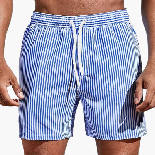 ASHMORE LANE | Lucas Striped Swim Shorts