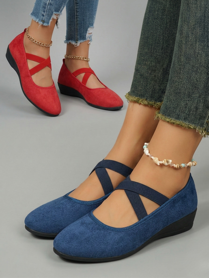 ASHMORE LANE | Madeleine Closed Wedge Shoes
