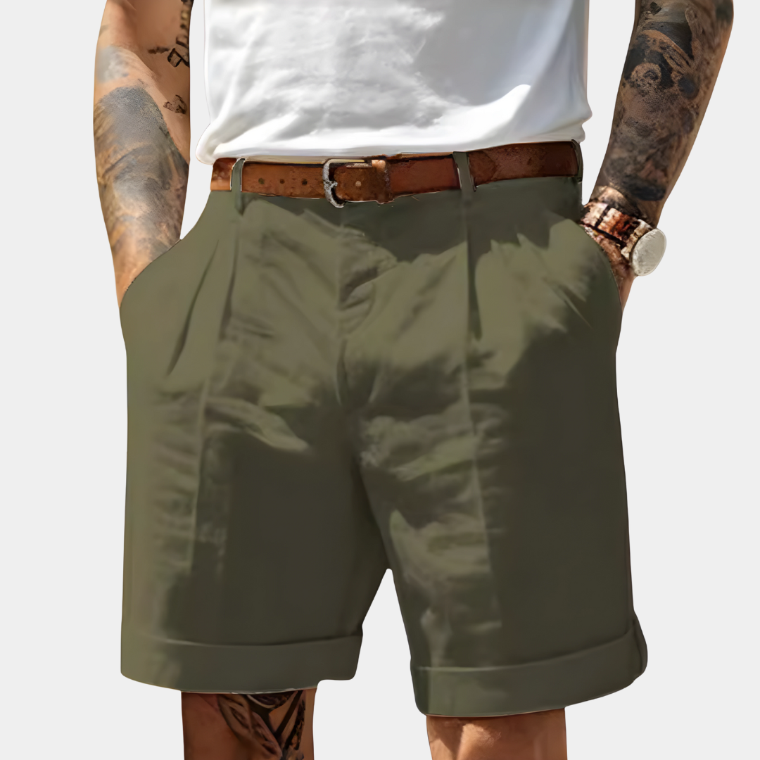 ASHMORE LANE | Breathable Cotton Bermuda Shorts