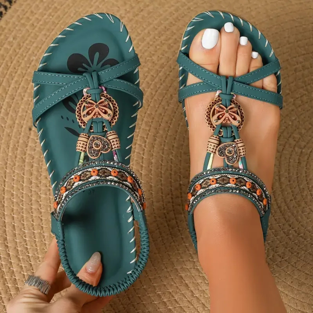 ASHMORE LANE | Flora Ibiza-Style Sandals