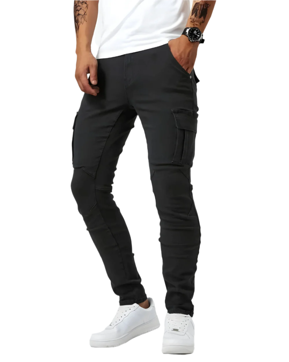ASHMORE LANE | Stretch Cargo Trousers