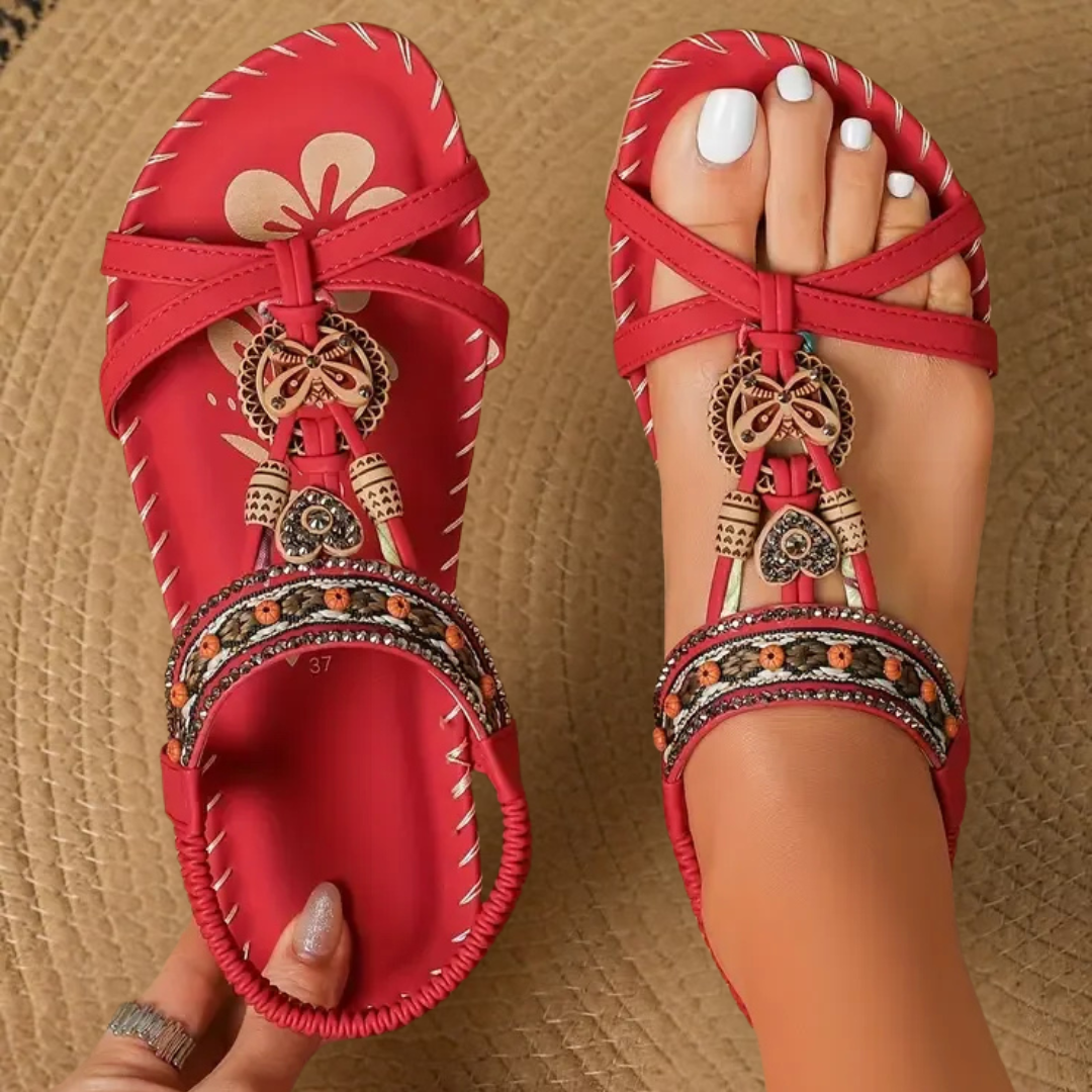 ASHMORE LANE | Flora Ibiza-Style Sandals