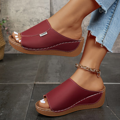 ASHMORE LANE | Isabelle Wedge Mules