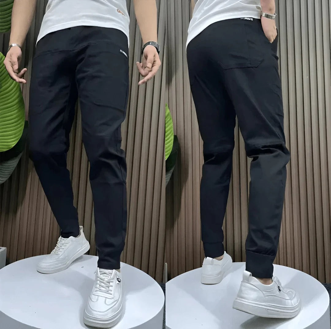 ASHMORE LANE | Premium Elastic Cargo Trousers