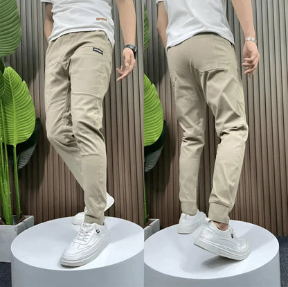 ASHMORE LANE | Premium Elastic Cargo Trousers