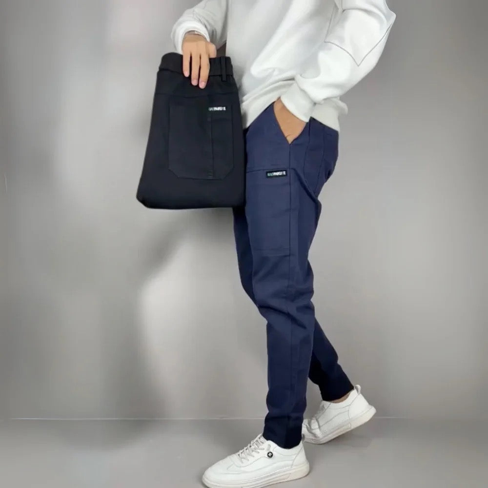 ASHMORE LANE | Premium Elastic Cargo Trousers