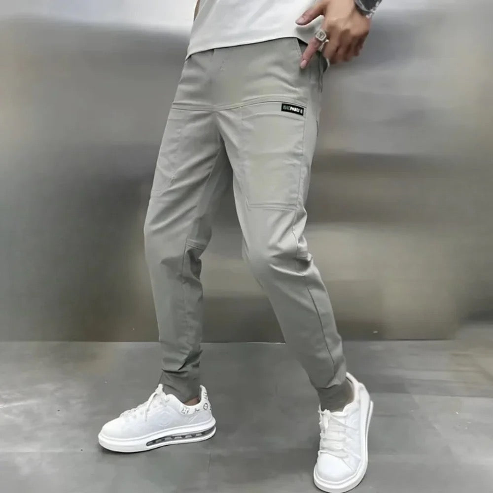 ASHMORE LANE | Premium Elastic Cargo Trousers