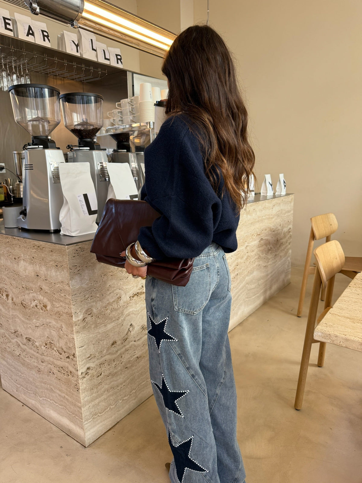 Star Denim Jeans in Blue - side view