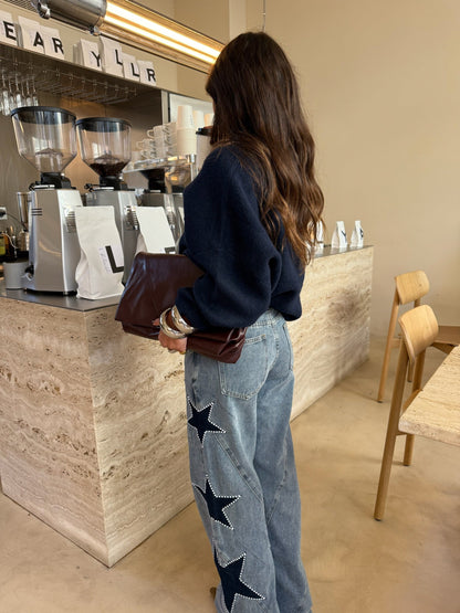 Star Denim Jeans in Blue - side view